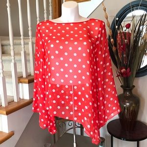 Lovely Flowing Vince Polka Dot